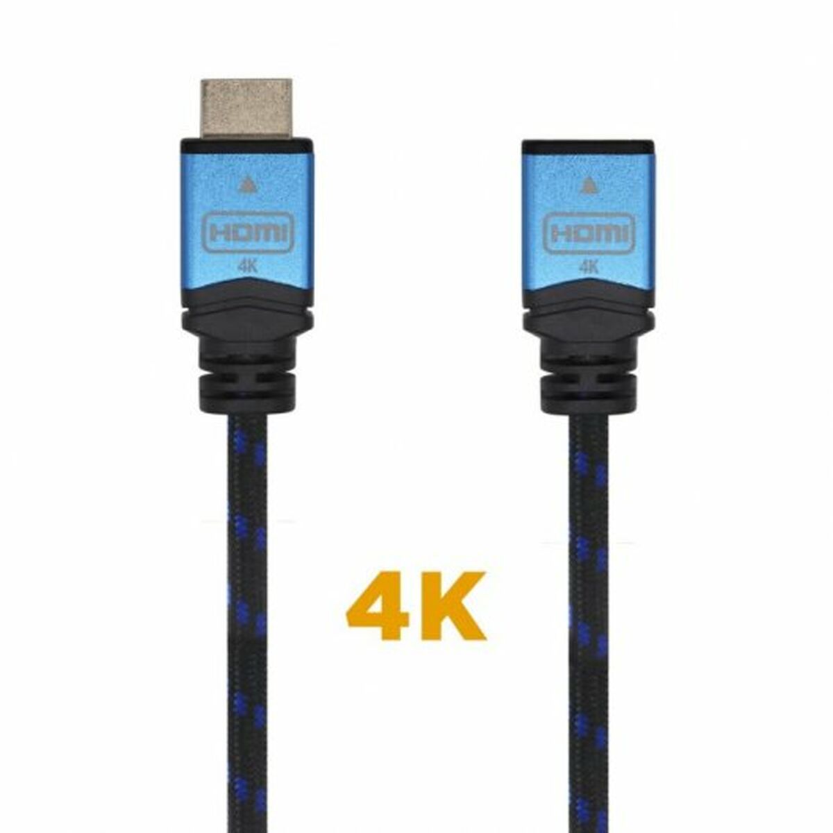 Kabel HDMI Aisens A120-0452 Svart Svart/Blå 1 m - 2