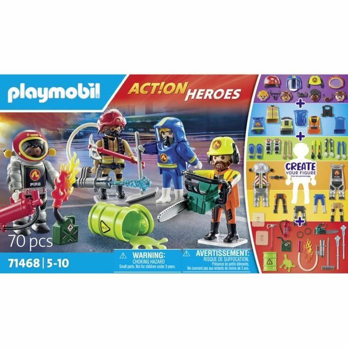Playset Playmobil 71468 Action Heroes - 4