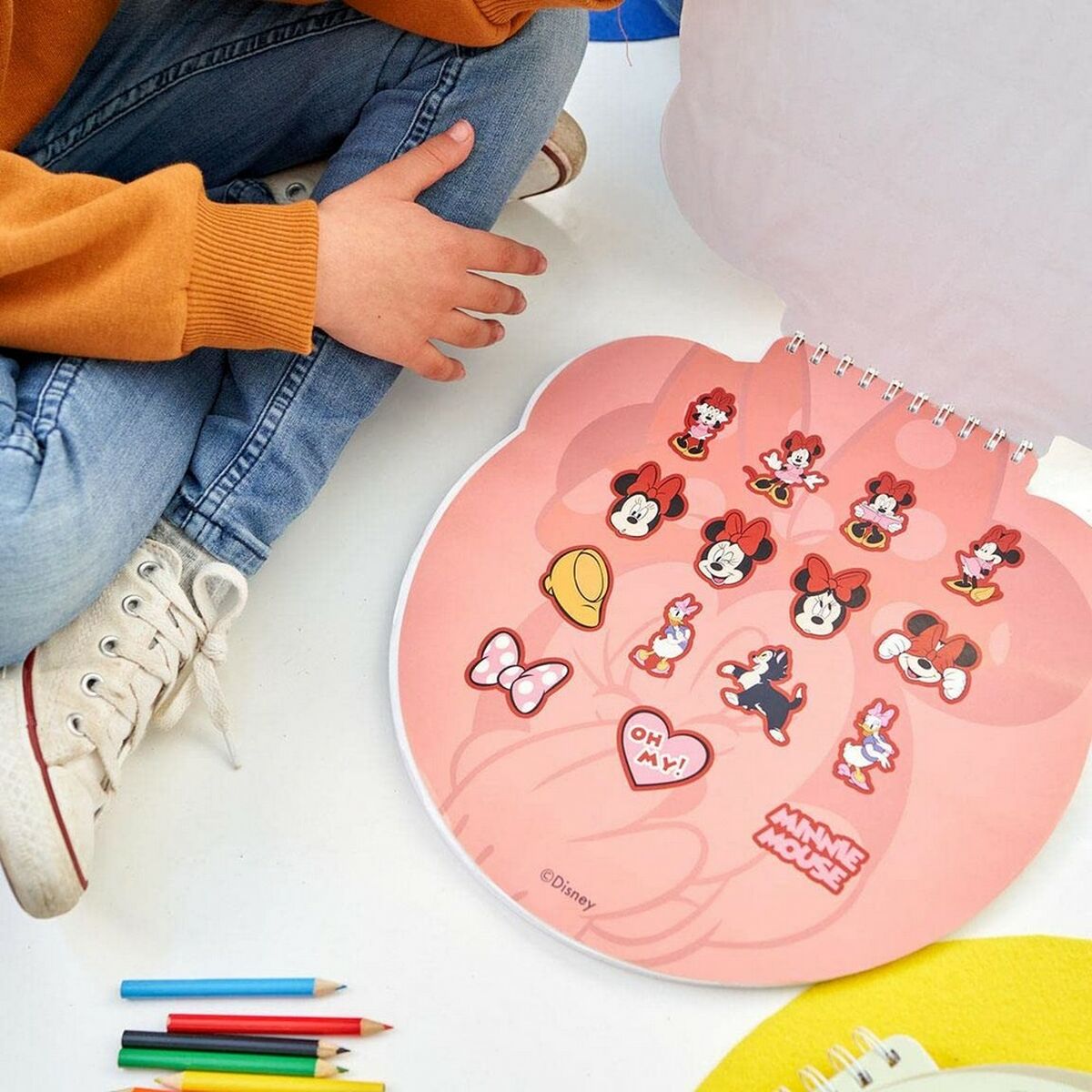 Brevpapper Set Minnie Mouse Rosa Anteckningsbok (30 x 30 x 1 cm) - 6