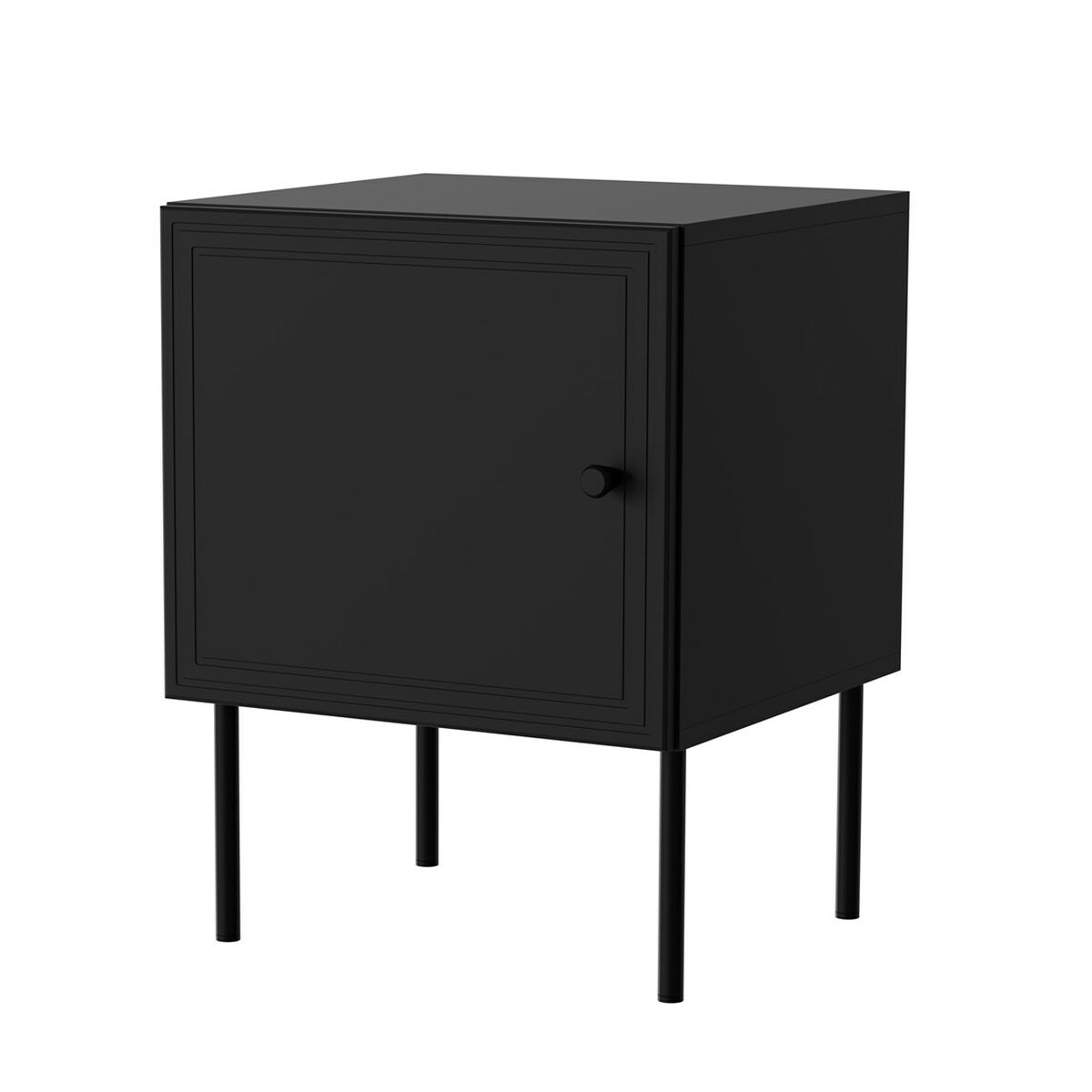 Nattduksbord Cama Meble PALAZZO 400031 Svart