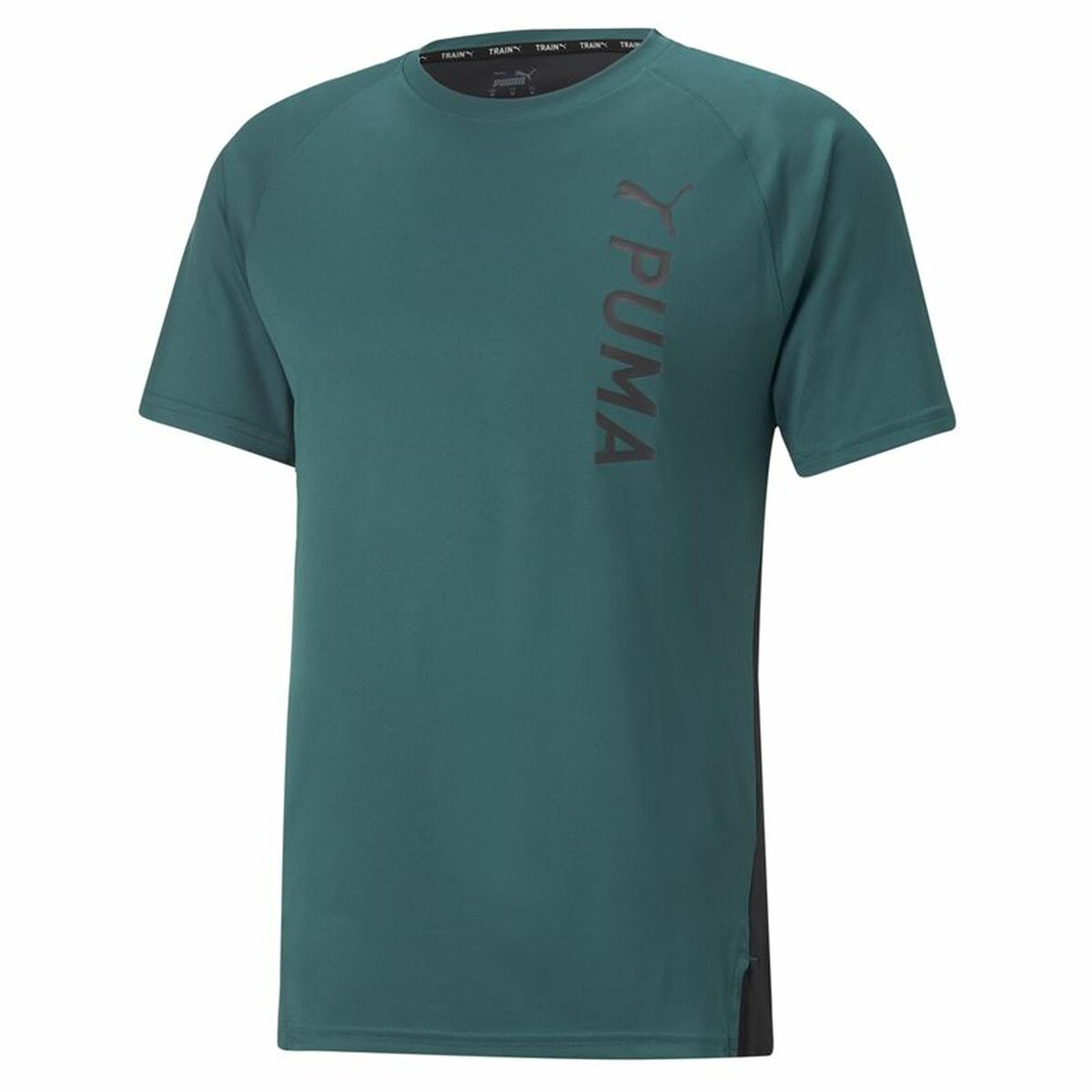 T-shirt med kortärm Herr Puma Mörkgrön Män