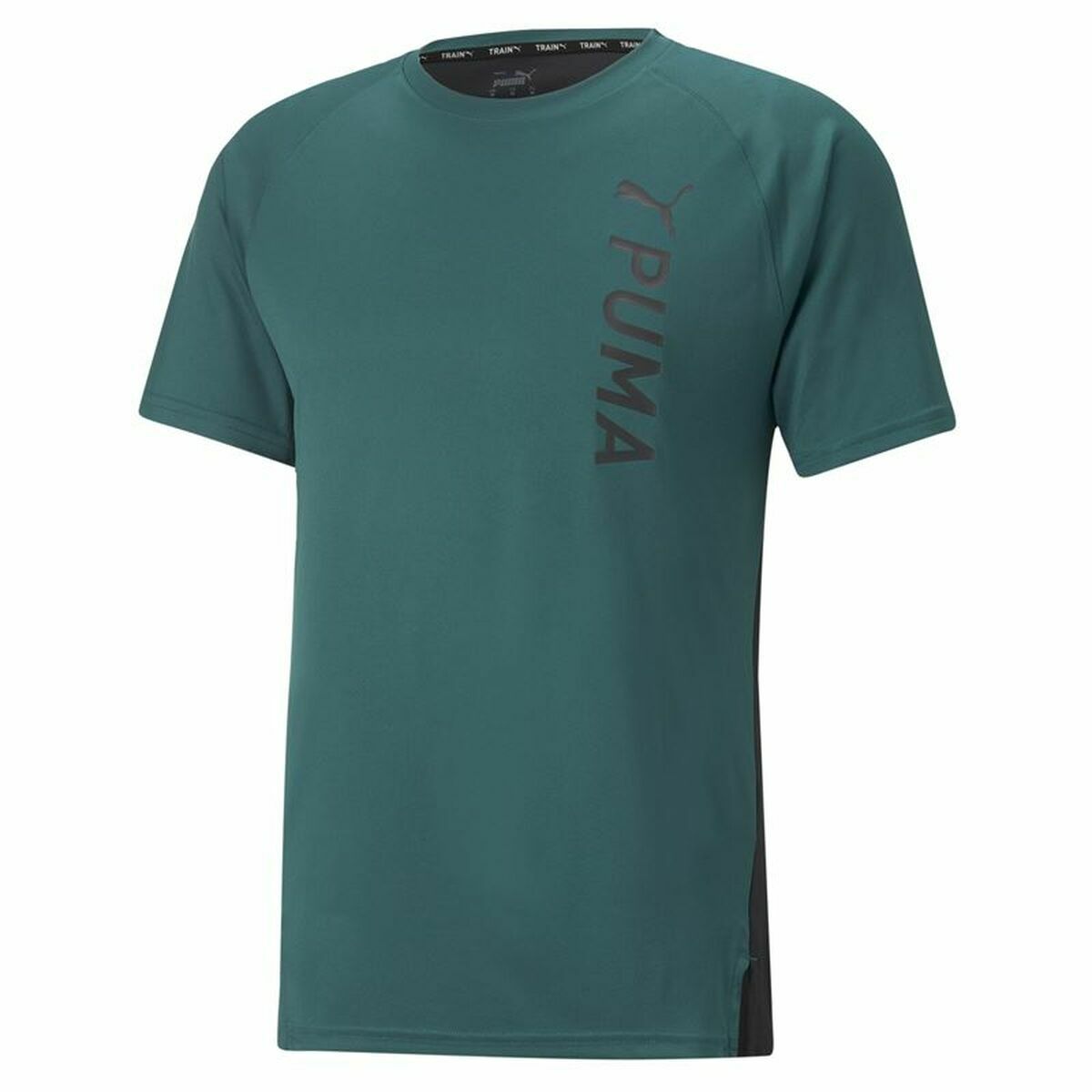T-shirt med kortärm Herr Puma Mörkgrön Män - 4