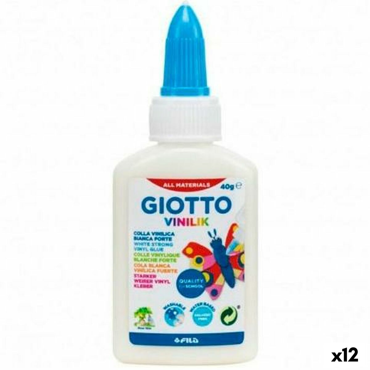 Vit svans Giotto Vinilik 40 g (12 antal) - 3