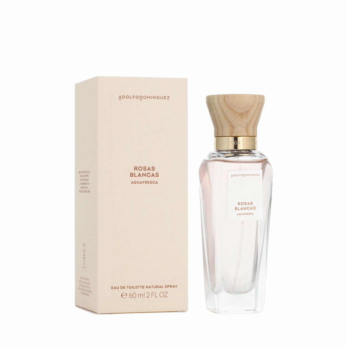 Parfym Damer Adolfo Dominguez EDT Agua fresca de rosas blancas 60 ml