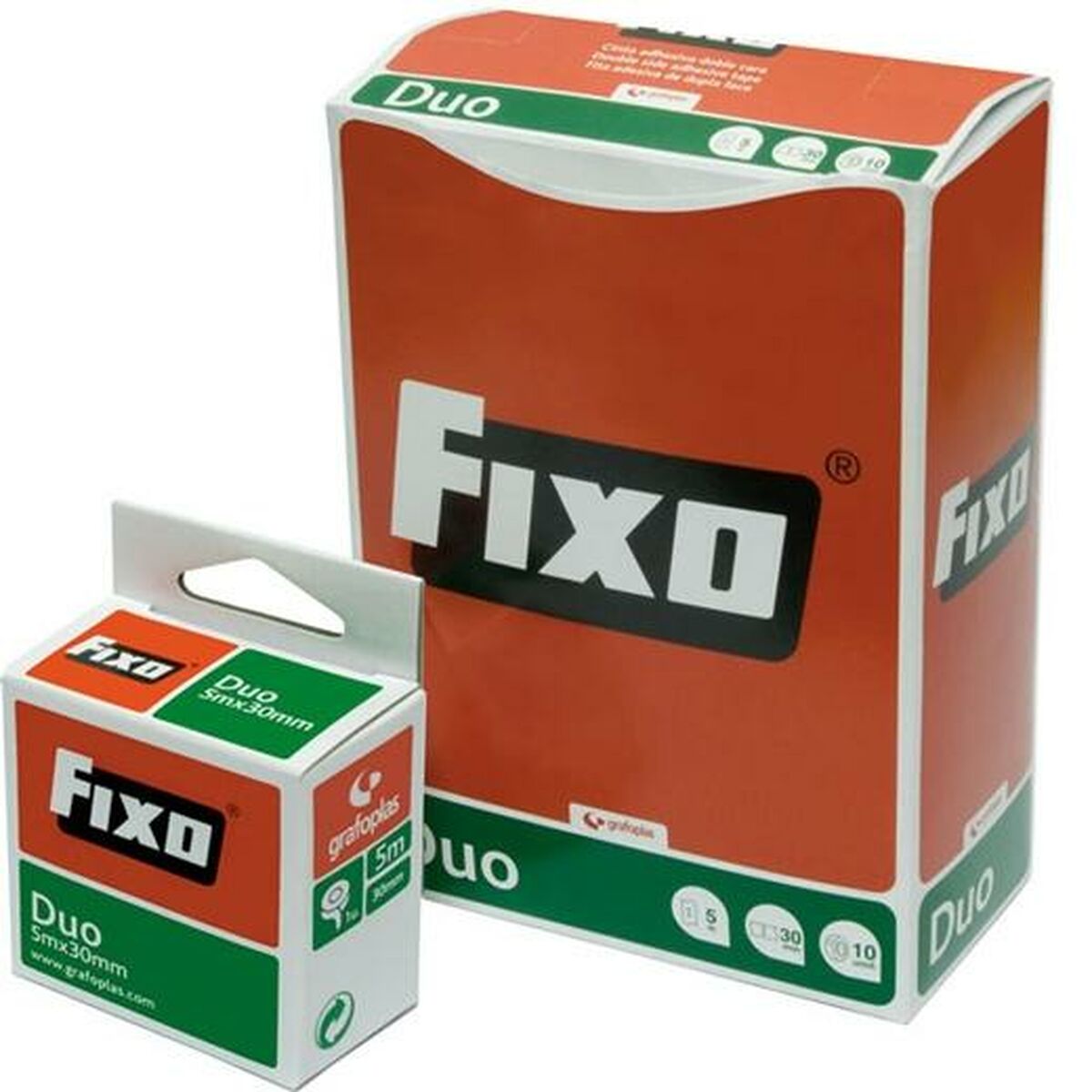 Dubbelsidig Tejp Fixo 15 mm x 5 m (10 antal) - 2