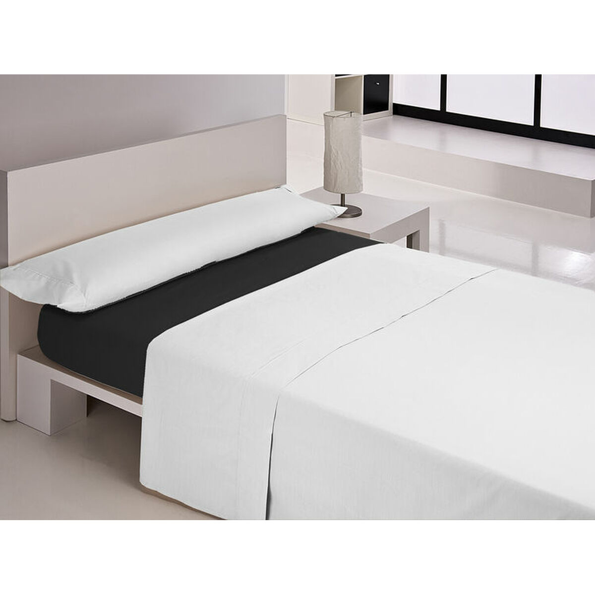 Inpassat underlakan Happy Home MIX COLORS Svart Säng 80 80 x 200 + 30 cm