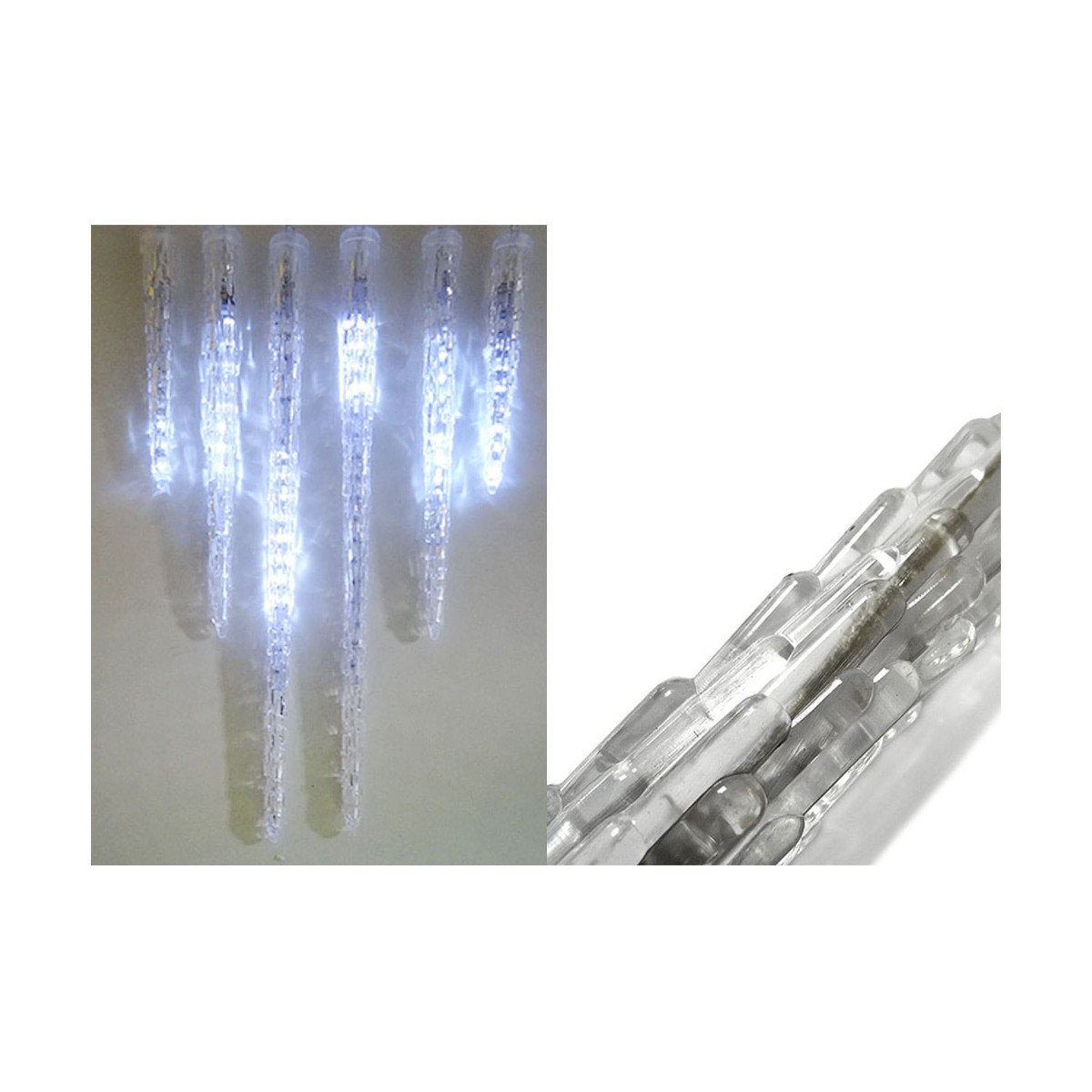 LED-krans Lumineo Transparent 2,5 m - 8