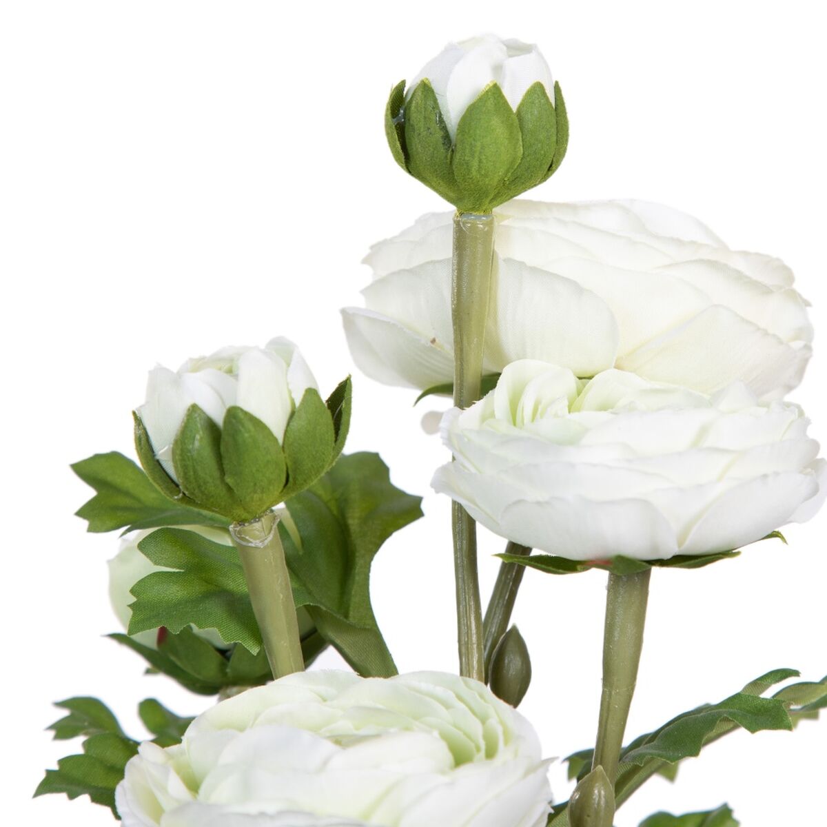 Dekorativ växt Polyester Polyetylen Järn Blomster 12,5 x 12,5 x 37 cm - 3