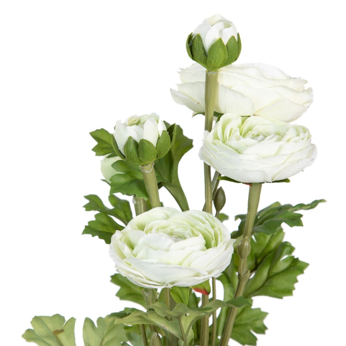 Dekorativ växt Polyester Polyetylen Järn Blomster 12,5 x 12,5 x 37 cm - 2