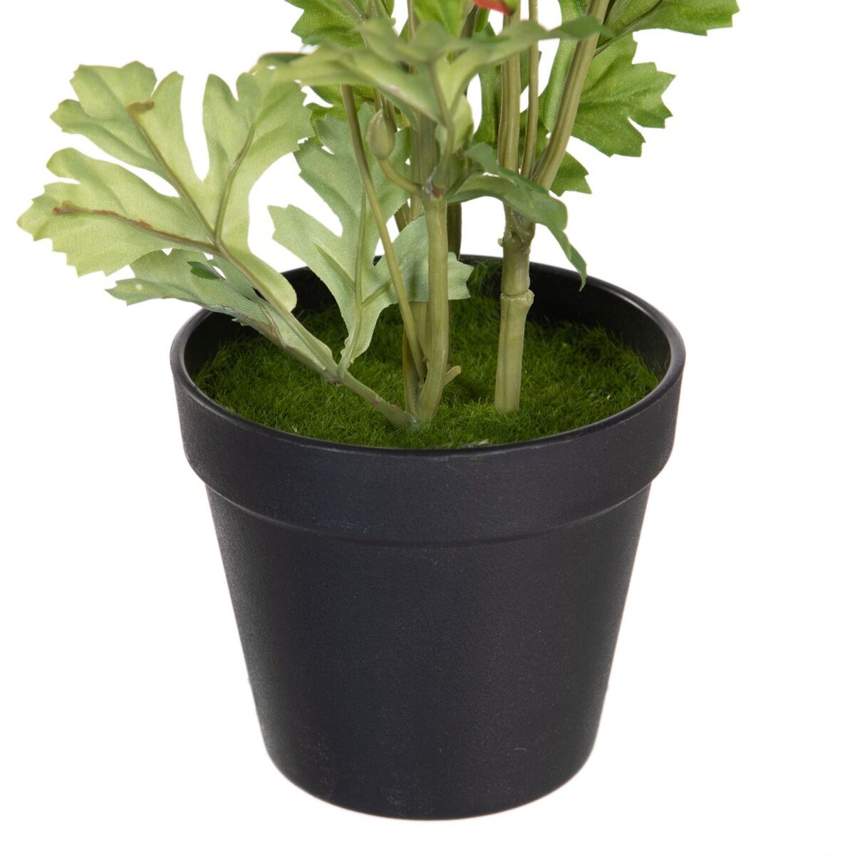 Dekorativ växt Polyester Polyetylen Järn Blomster 12,5 x 12,5 x 37 cm - 4