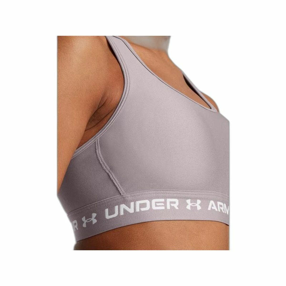 Sport-BH Under Armour CroSSback Mid Grå - 5