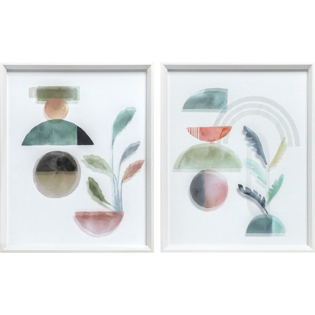 Akryltavla DKD Home Decor polystyren 40 x 3,8 x 50 cm 43 x 3,8 x 53 cm