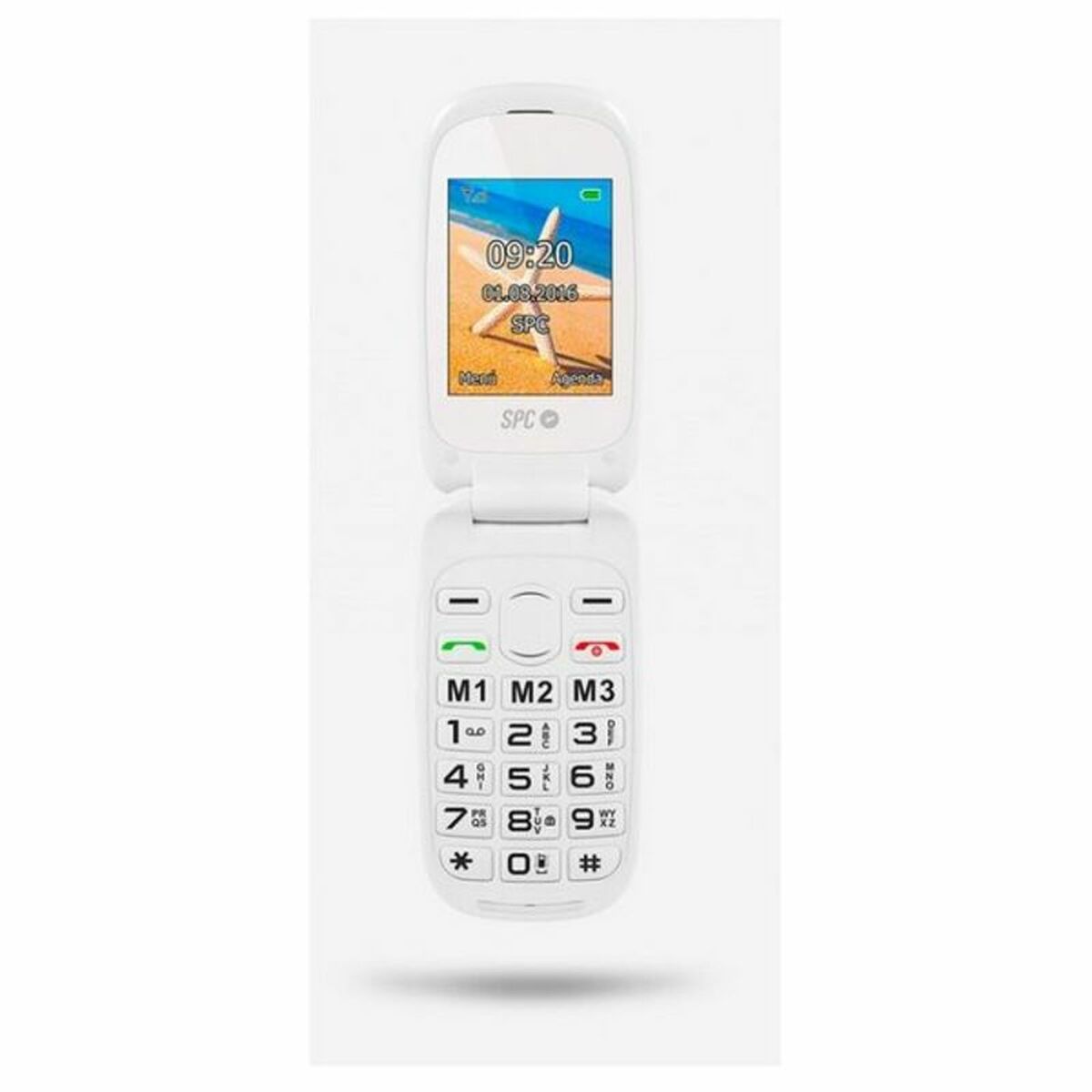 Mobiltelefon SPC Internet HARMONY WHITE Bluetooth FM 2,4" Vit - 6