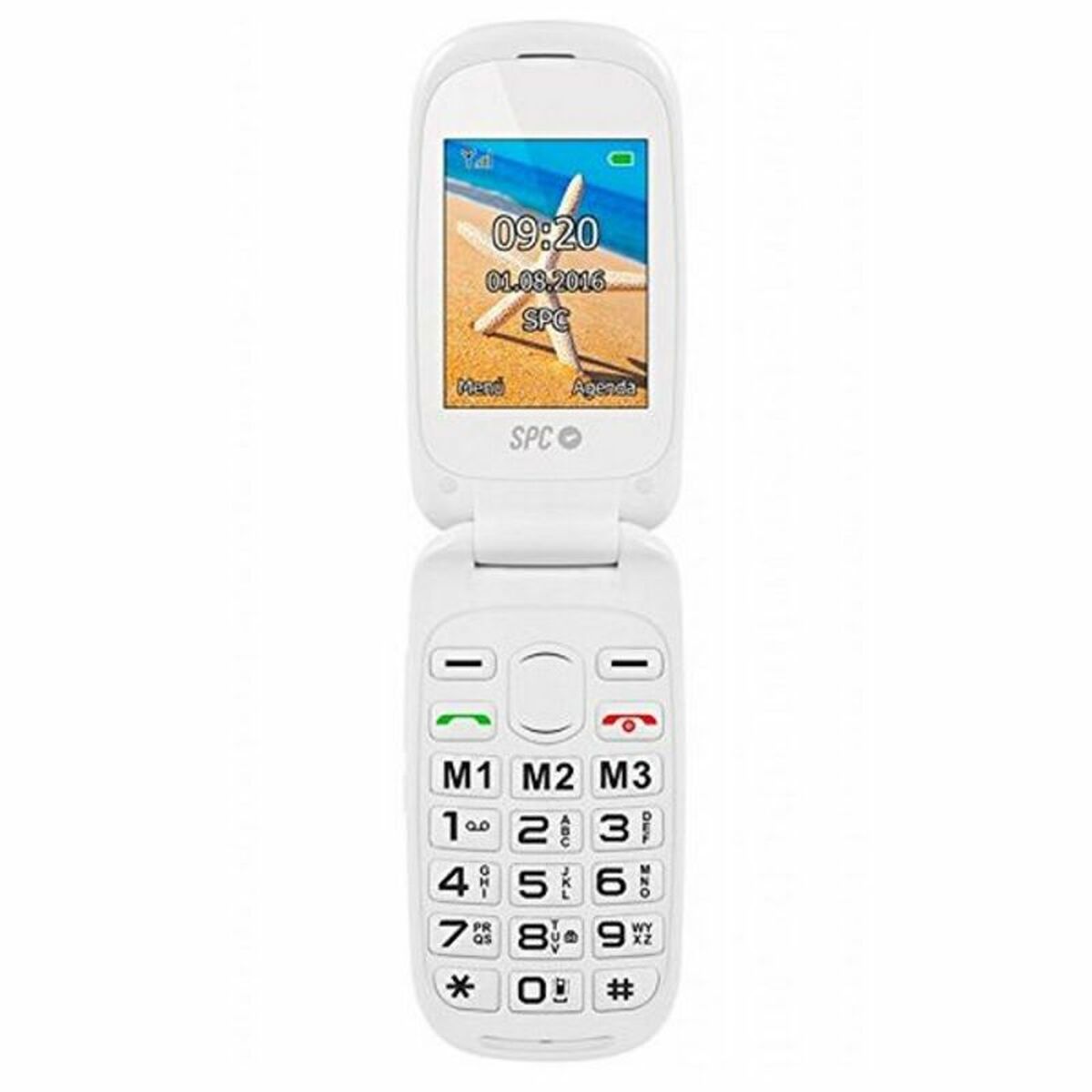 Mobiltelefon SPC Internet HARMONY WHITE Bluetooth FM 2,4" Vit - 9