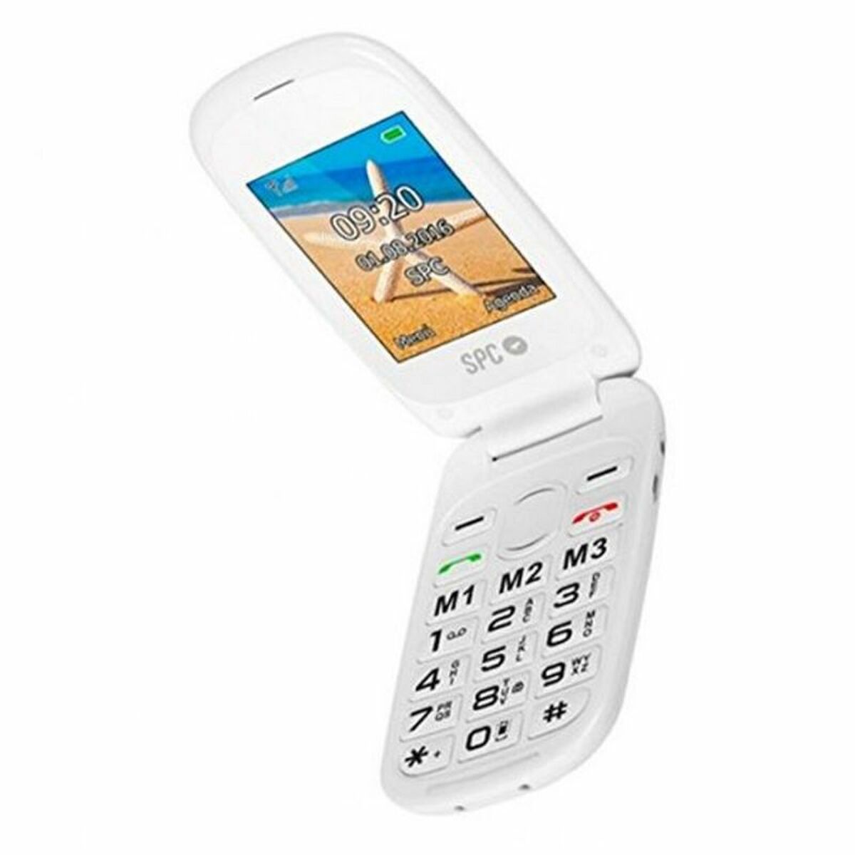 Mobiltelefon SPC Internet HARMONY WHITE Bluetooth FM 2,4" Vit - 3
