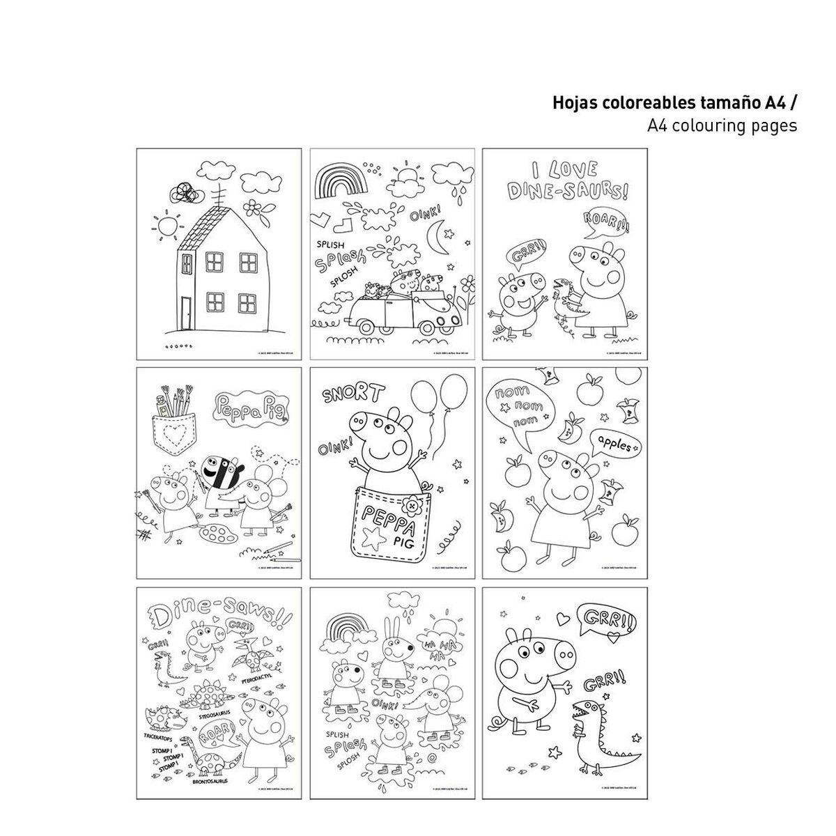 Brevpapper Set Peppa Pig - 4