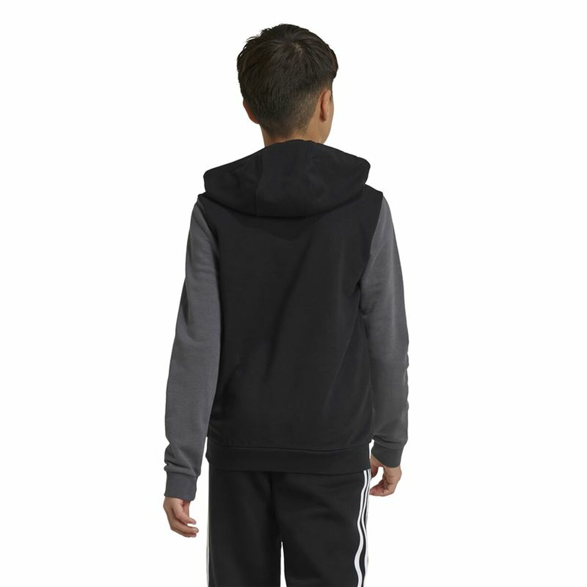 Luvtröja, Flickor Adidas Essentials Grå - 3