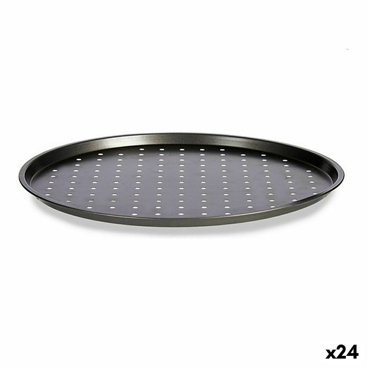Ugnsplåt Kinvara CK80909-1 Grå Kolstål 33 x 1 x 33 cm Pizza (24 antal) - 3