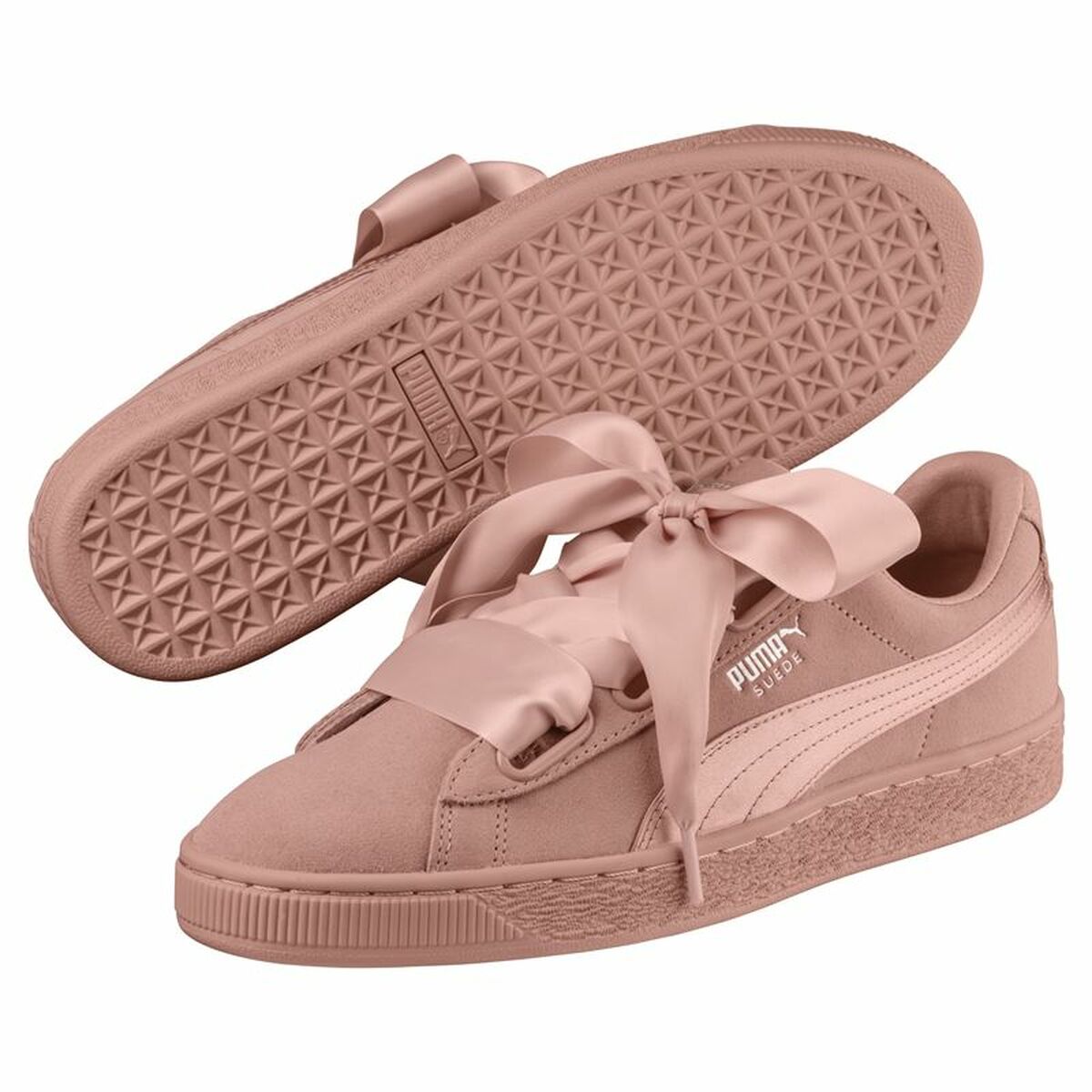 Gymnastiksko, Dam Puma Suede Heart Ep Gul - 12