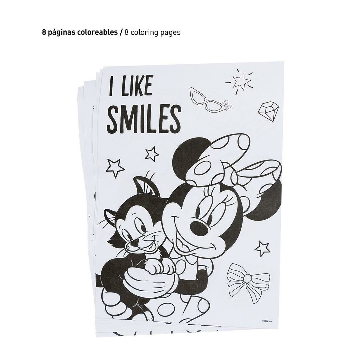 Brevpapper Set Minnie Mouse 25 Delar - 2