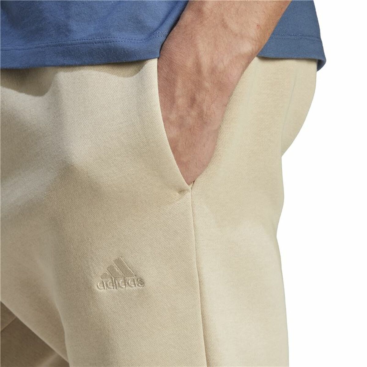 Byxor för vuxna Adidas All Szn Tz Vit Naturell - 5