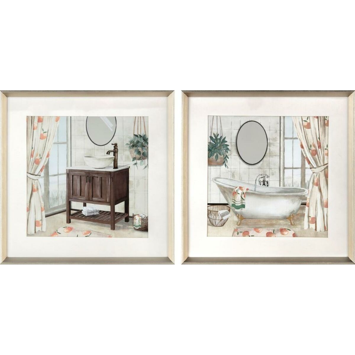 Kanvas DKD Home Decor polystyren Kanvas 40 x 2 x 40 cm 42 x 2 x 42 cm