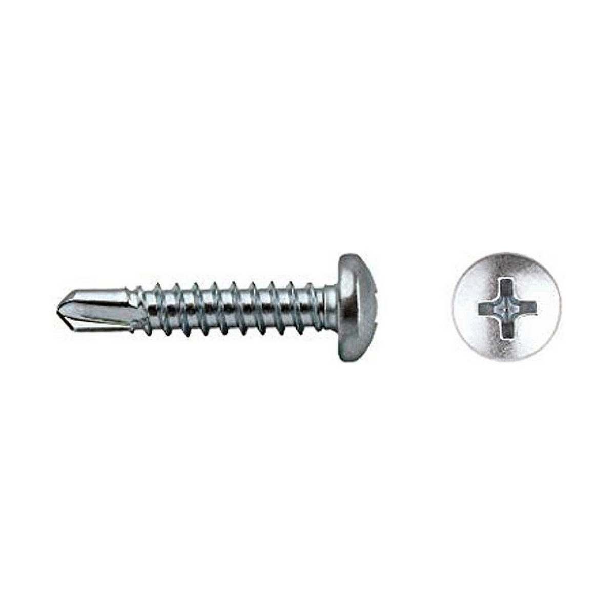 Låda med skruvar CELO Ø 3,9 x 13 mm Metallplatteskruv 500 antal Galvaniserad - 2
