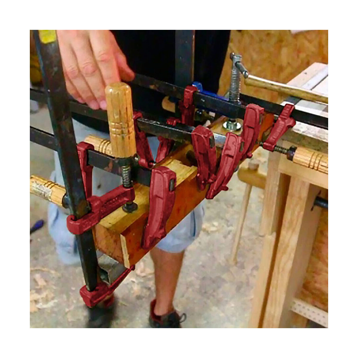 Skruvsargeant Piher M-15 02015 Stål bokträ 15 cm - 2