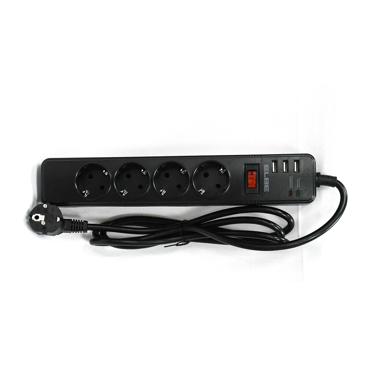 Ellist 4 Tomas-uttag med brytare ELBE RE002 3600 W 220 V - 7