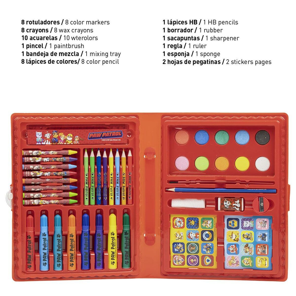 Brevpapper Set The Paw Patrol Portfölj - 3