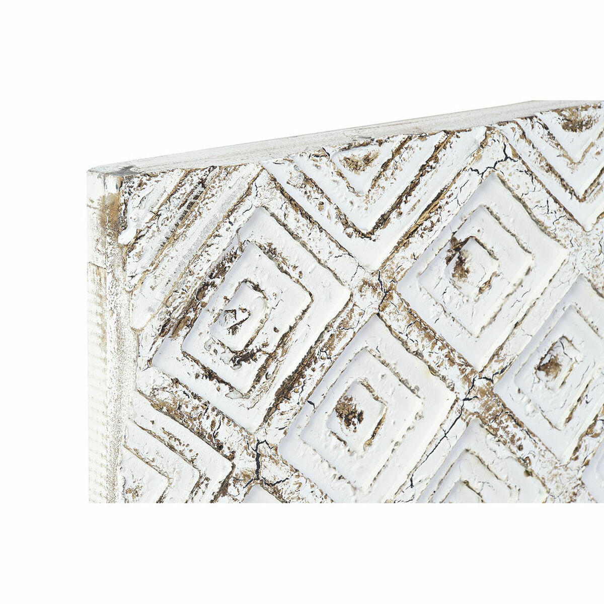 Sänggavel DKD Home Decor 162 x 4 x 82 cm Vit Trä MDF - 2