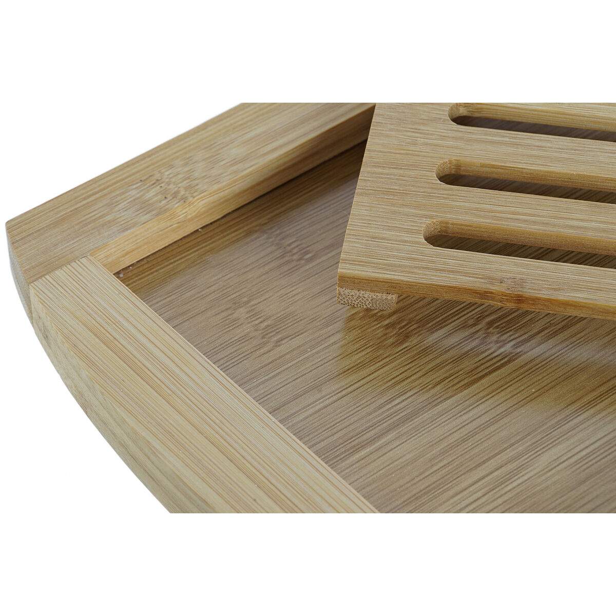 Skärbräda DKD Home Decor Naturell Bambu 36 x 21 x 2 cm - 6