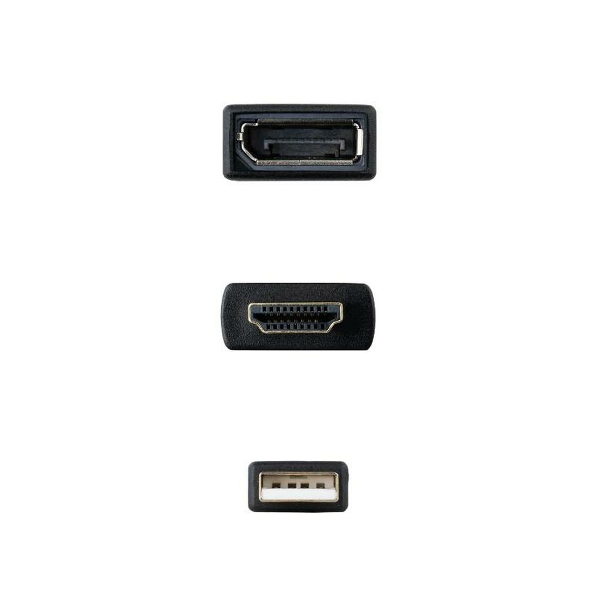 Kabel DisplayPort till HDMI NANOCABLE 10.16.0205 Svart 20 cm 4K Ultra HD - 2