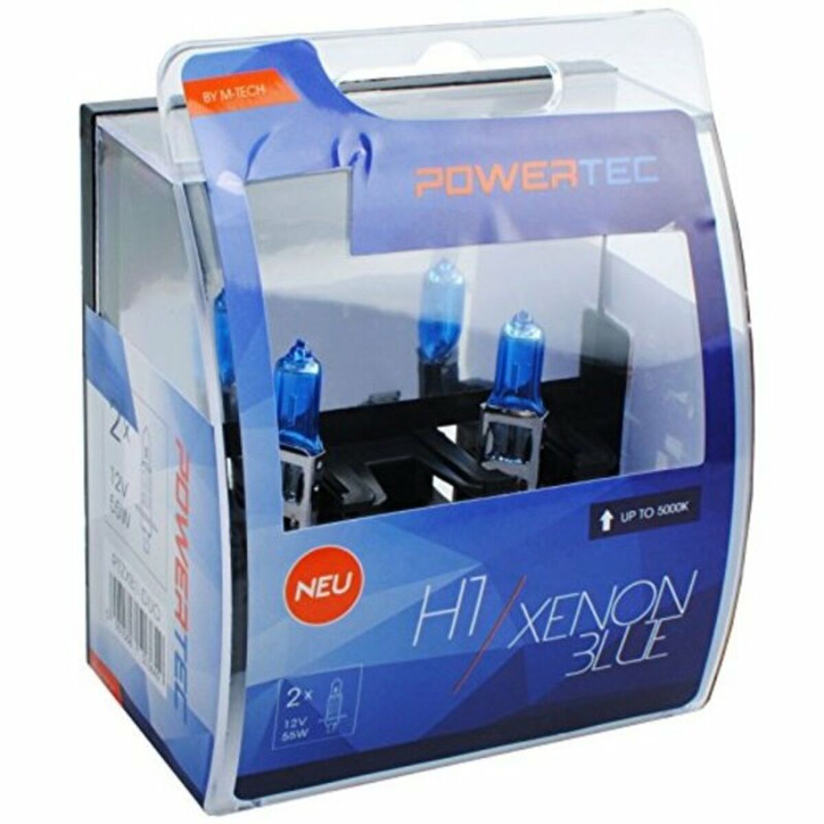 Glödlampa för bil M-Tech PTZXB1-DUO H1 55 W 12 V - 2