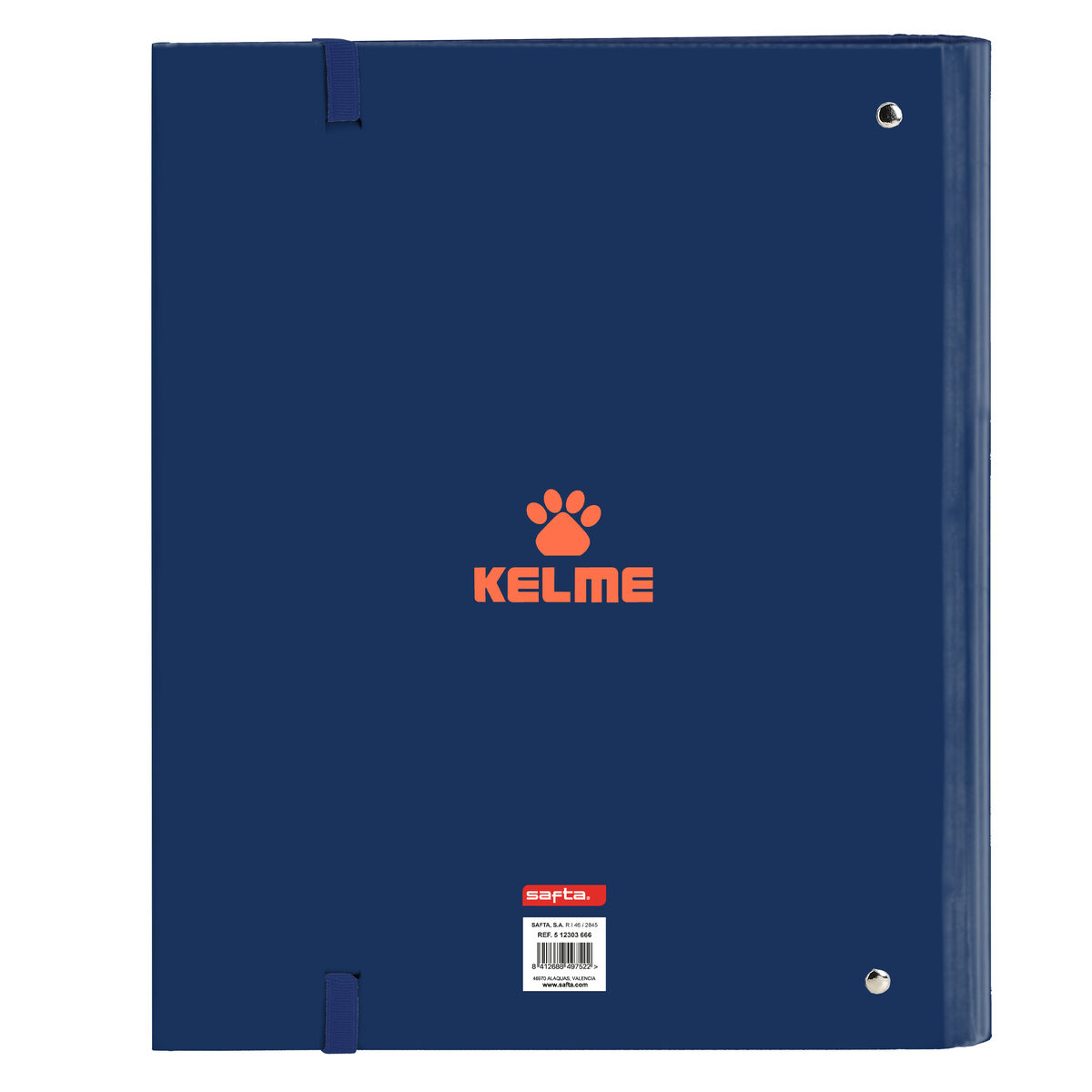 Ringpärm Kelme Navy blue Orange Marinblå (27 x 32 x 3.5 cm) - 4