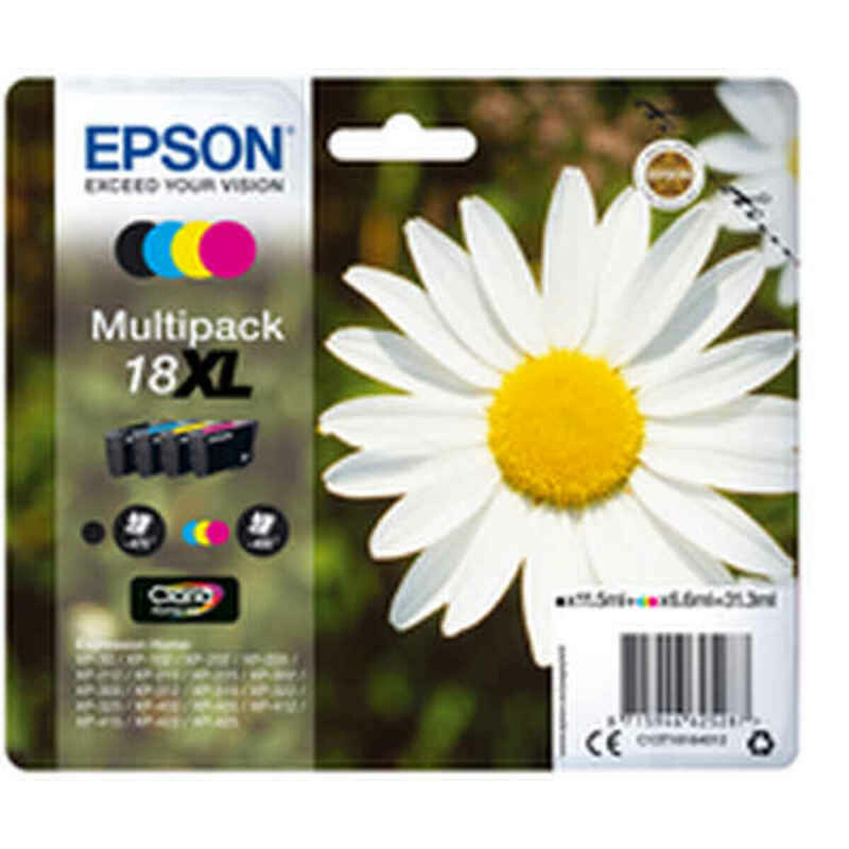 Original Bläckpatron Epson C13T18164012 Multicolour Svart/Cyan/Magenta/Gul - 2