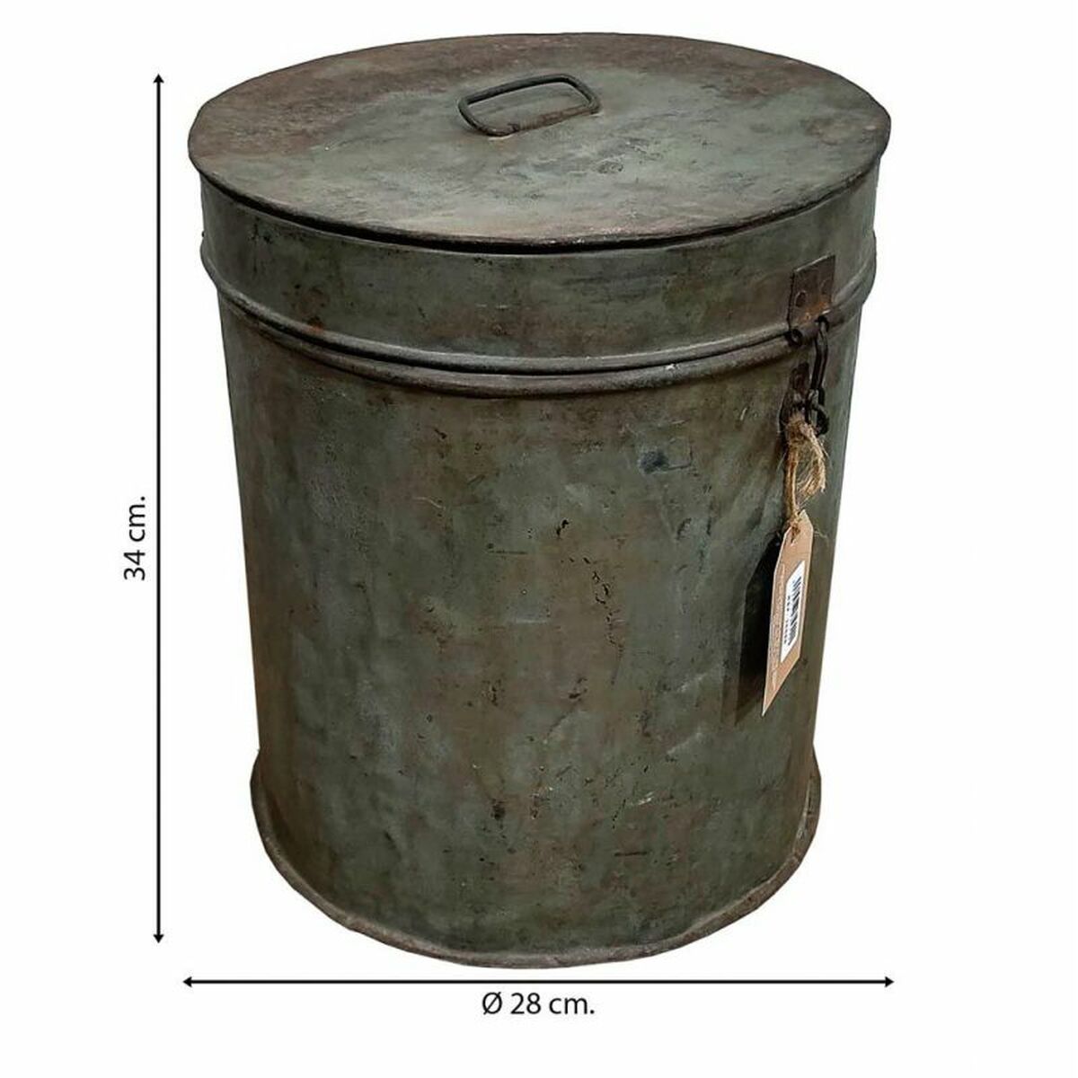 Dekorativ dunk Alexandra House Living Brun Järn Traditionell stil 28 x 34 x 28 cm - 4