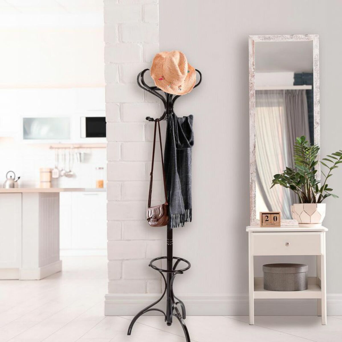 Hattställ Alexandra House Living Muskot 44 x 179 x 31 cm - 3