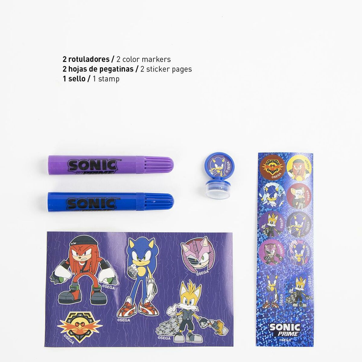 Brevpapper Set Sonic - 3