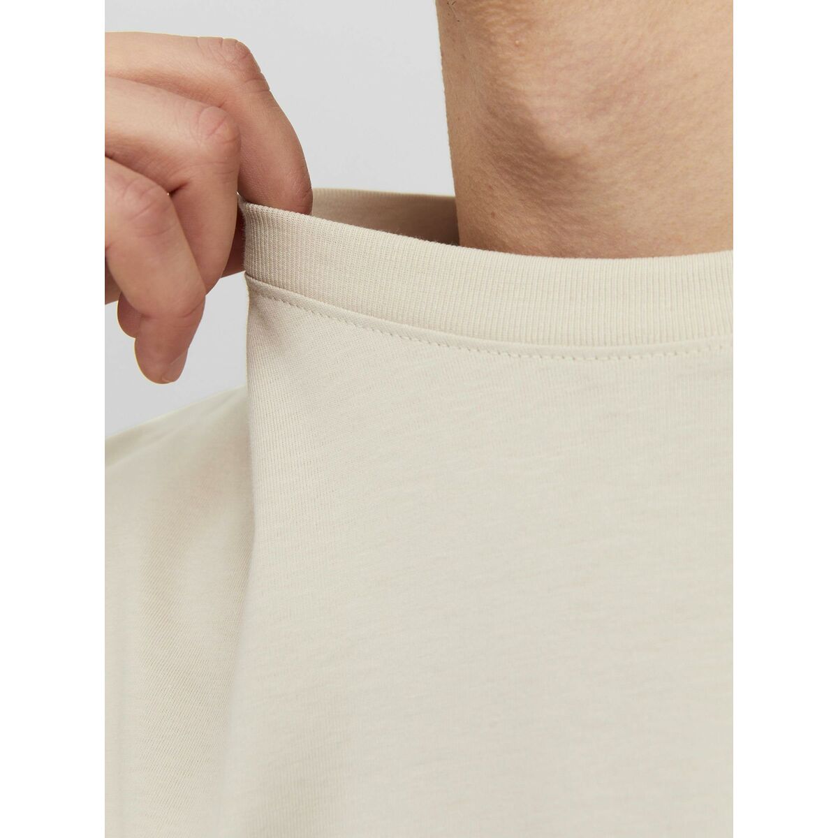 T-shirt med kortärm Herr Jack & Jones JORVESTERBRO TEE SS 12240121 Beige - 6