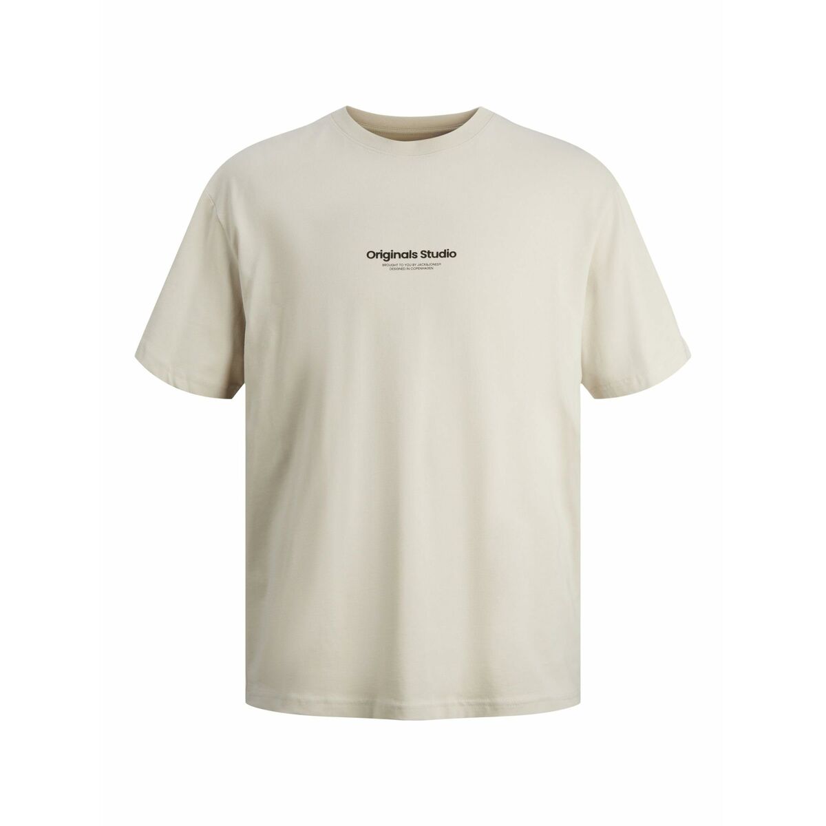 T-shirt med kortärm Herr Jack & Jones JORVESTERBRO TEE SS 12240121 Beige - 2