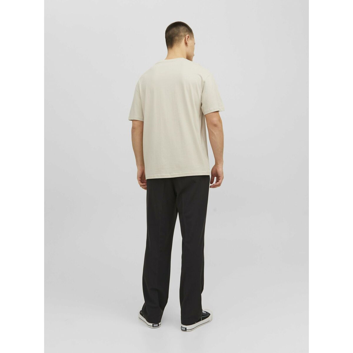 T-shirt med kortärm Herr Jack & Jones JORVESTERBRO TEE SS 12240121 Beige - 4
