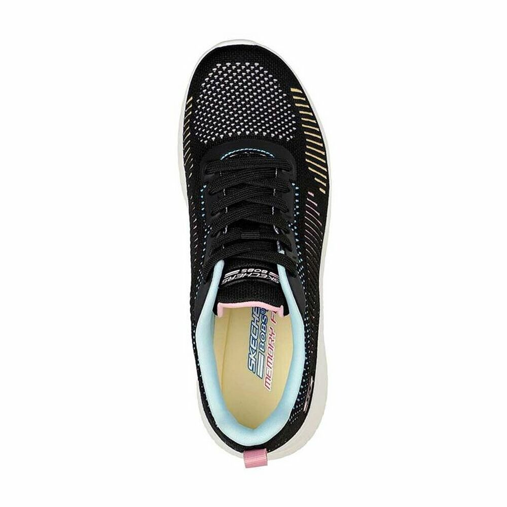 Gymnastiksko, Dam Skechers Bobs Suad Svart - 3