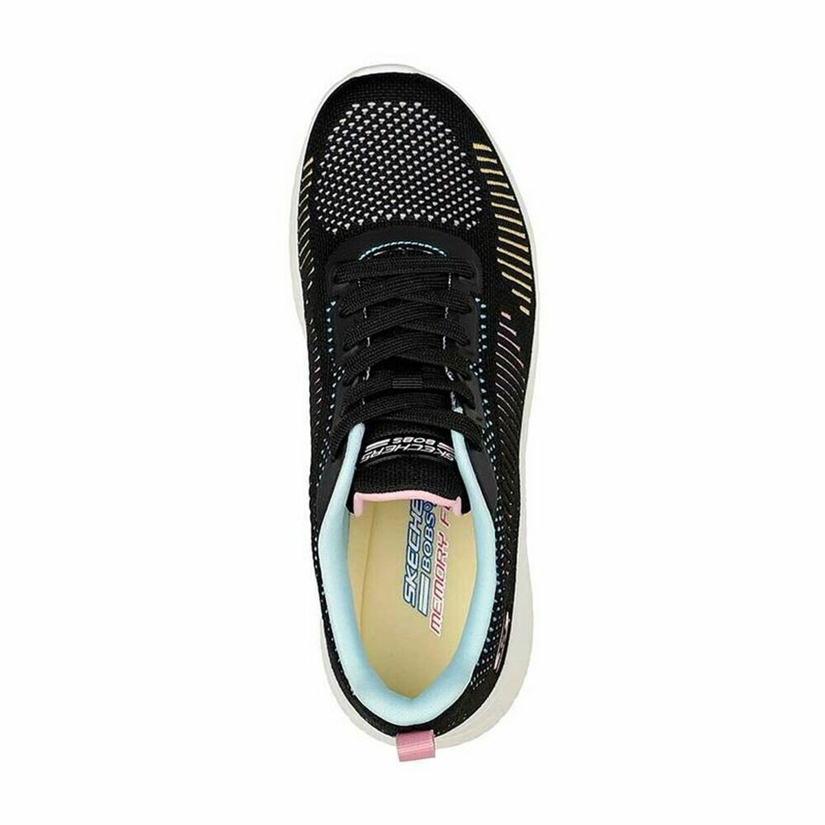 Gymnastiksko, Dam Skechers Bobs Suad Svart - 8