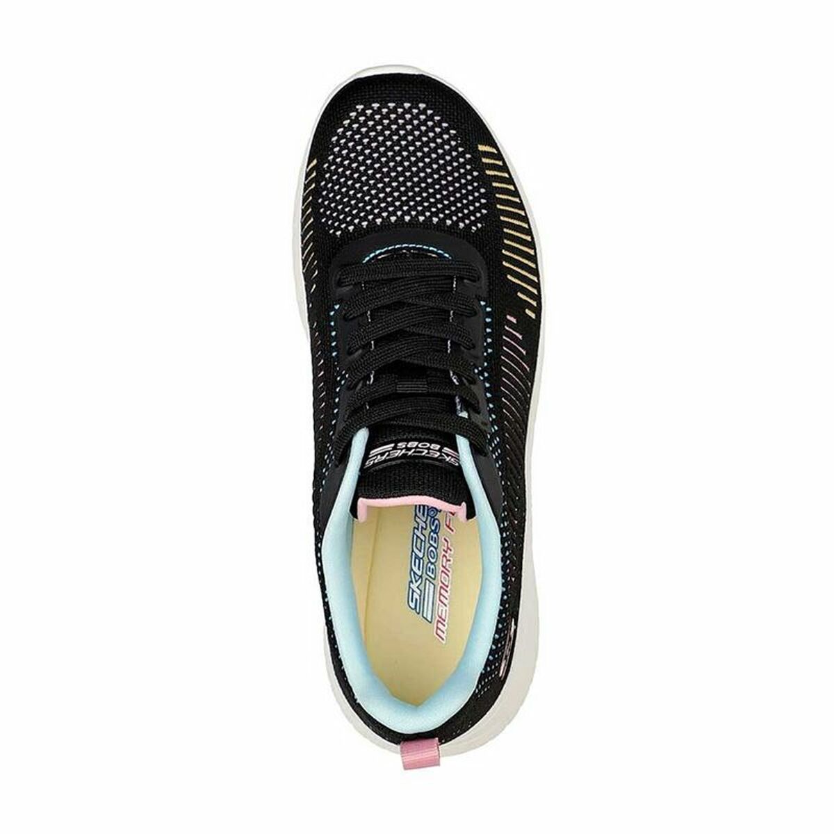Gymnastiksko, Dam Skechers Bobs Suad Svart - 22