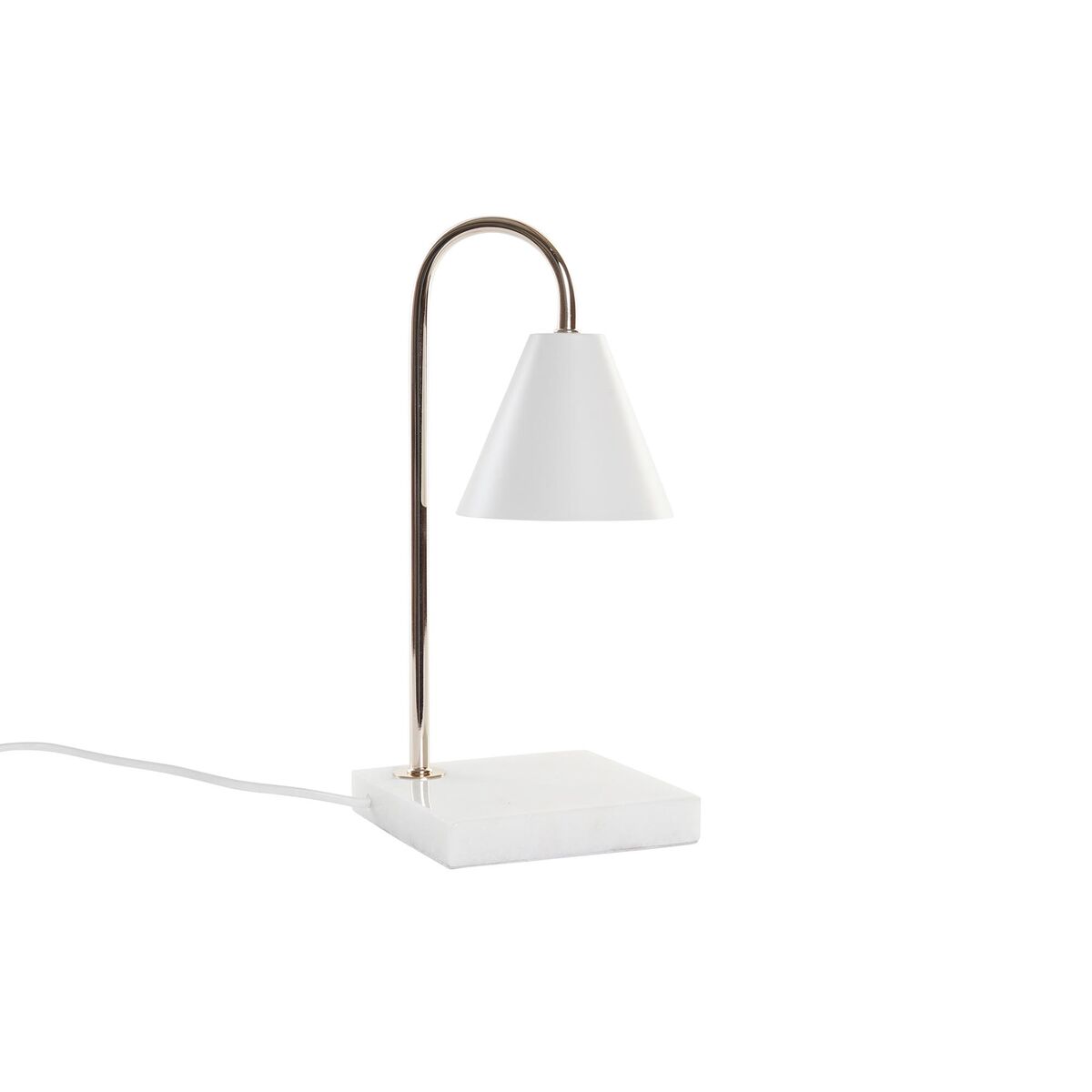 Bordslampa DKD Home Decor Gyllene Vit (15 x 15 x 33 cm) - 7