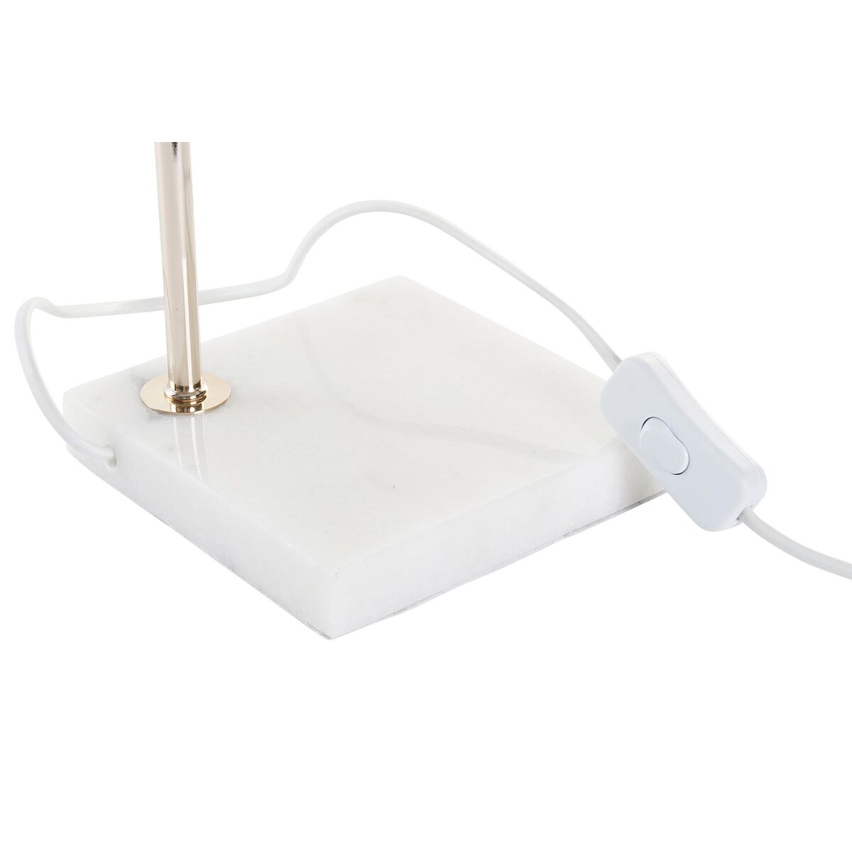 Bordslampa DKD Home Decor Gyllene Vit (15 x 15 x 33 cm) - 3