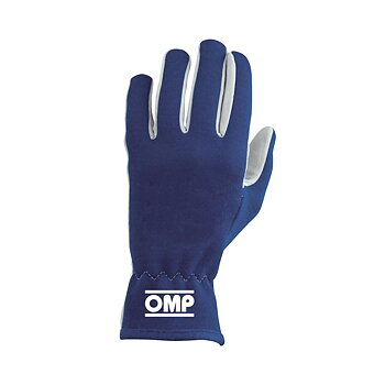 Men's Driving Gloves OMP Rally Marinblå Blå M