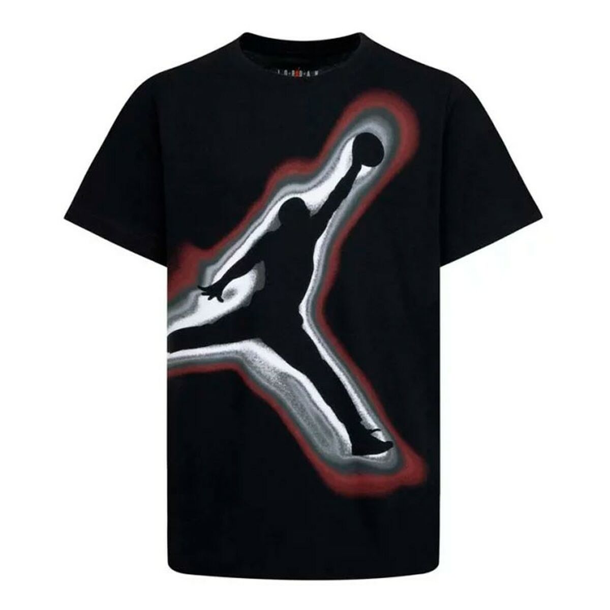 Barn T-shirt med kortärm Jordan JDB AIR HEATMAP JUMPMAN HBR SS 95D238 023 Svart