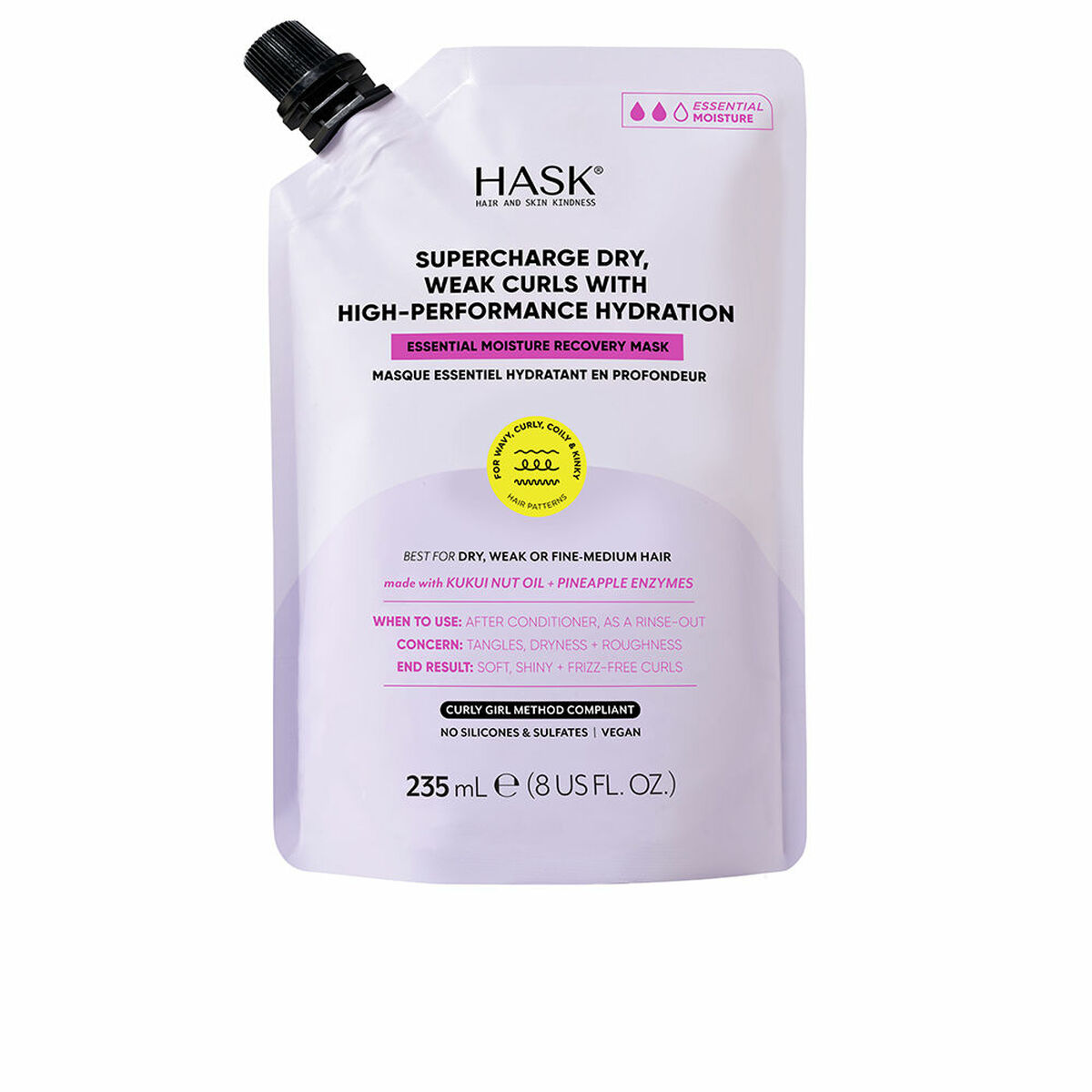 Hårinpackning HASK TEXTURE 235 ml
